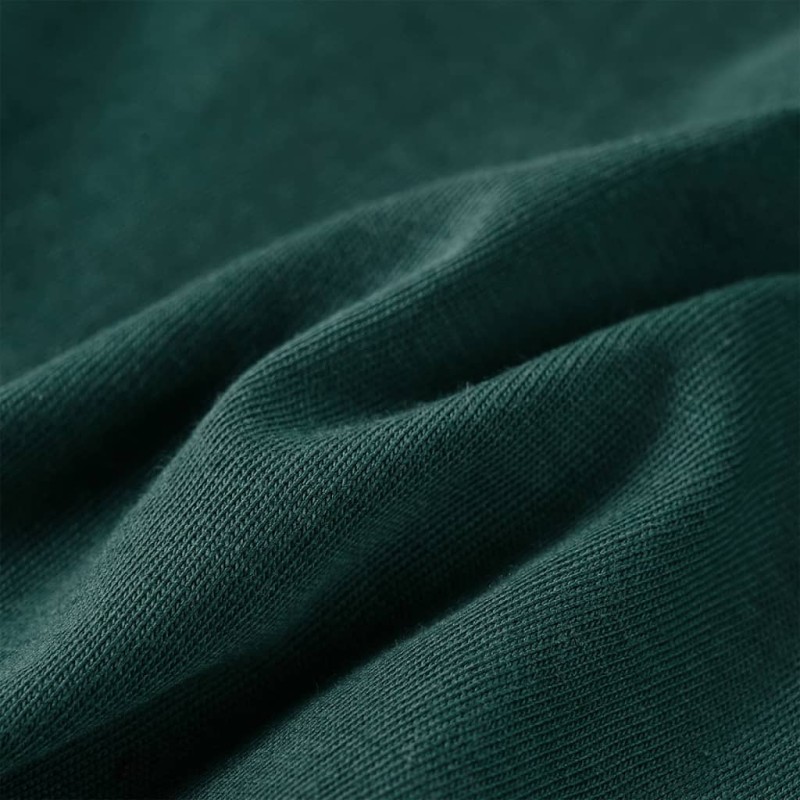 Sötétzöld hosszú ujjú gyerekpóló 116