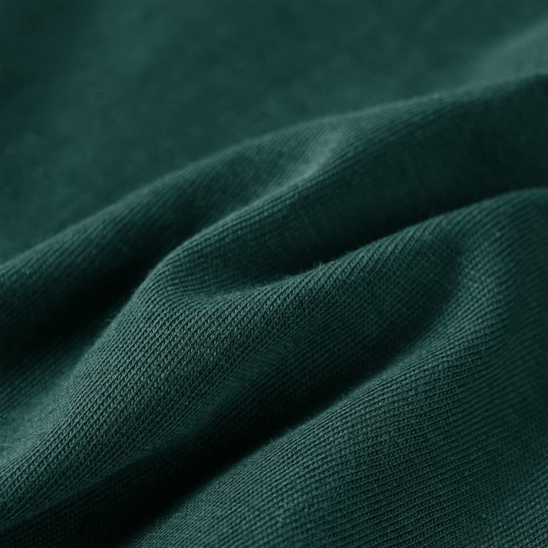 Sötétzöld hosszú ujjú gyerekpóló 128