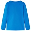 Kobaltkék hosszúujjú gyerekpóló 92