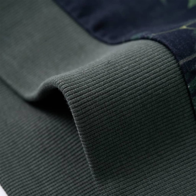 Sötét khaki gyerekpulóver 92