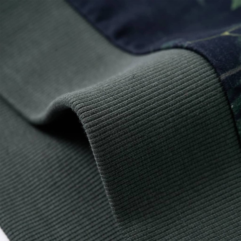 Sötét khaki gyerekpulóver 128