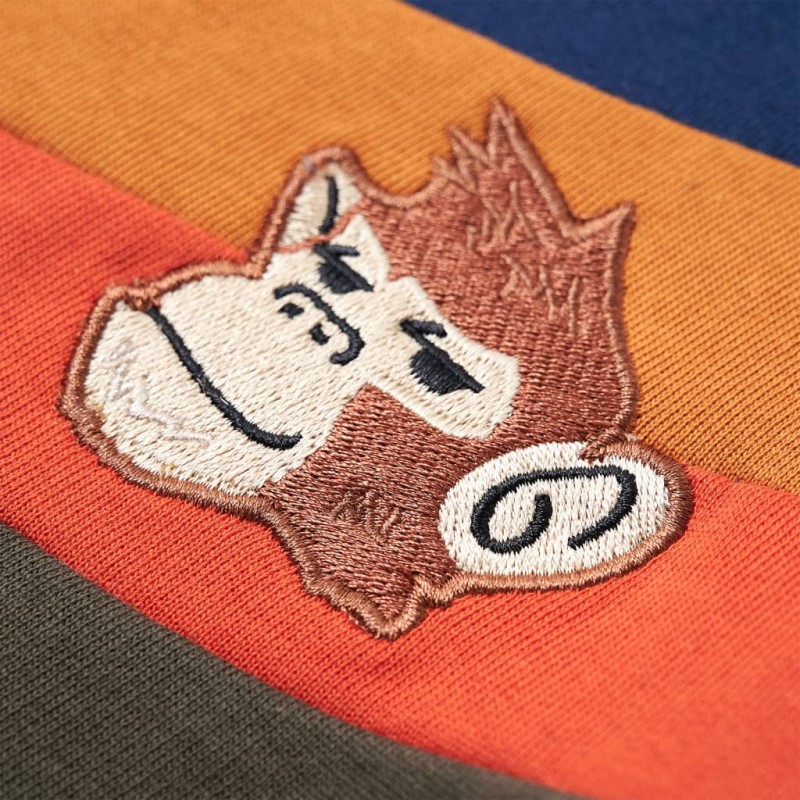 Tengerészkék gyerekpulóver 140