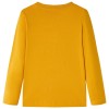 Okker hosszú ujjú gyerekpóló 92