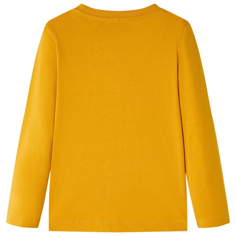 Okker hosszú ujjú gyerekpóló 104