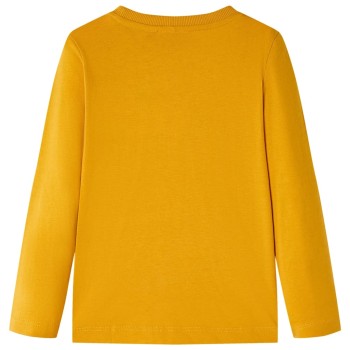 Okker hosszú ujjú gyerekpóló 128