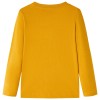 Okker hosszú ujjú gyerekpóló 140