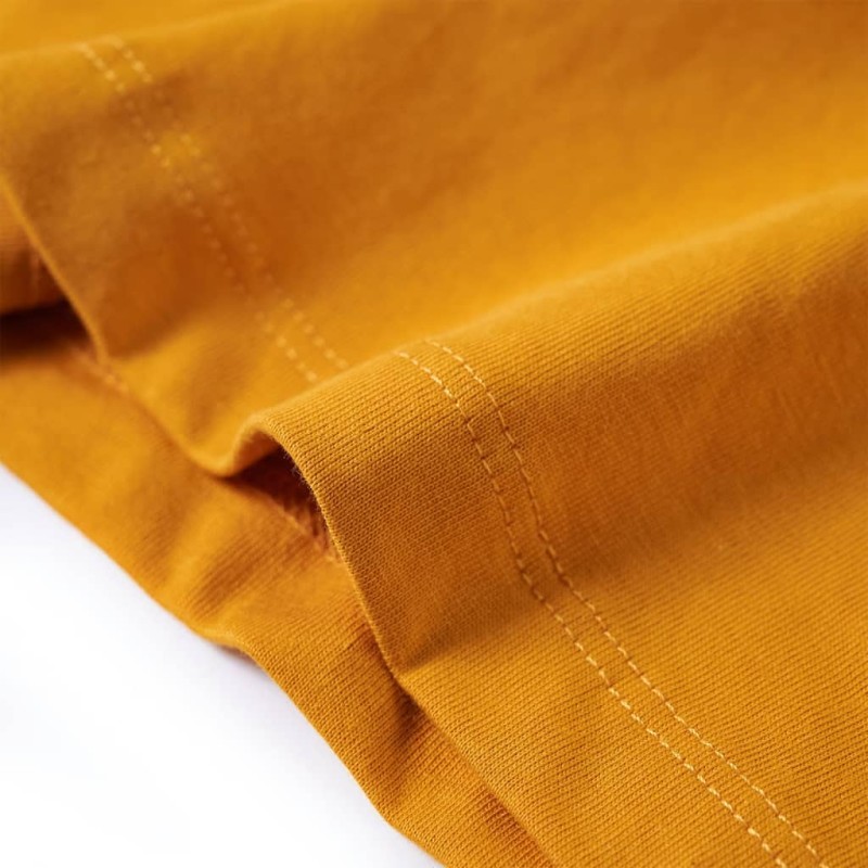 Okker hosszú ujjú gyerekpóló 140