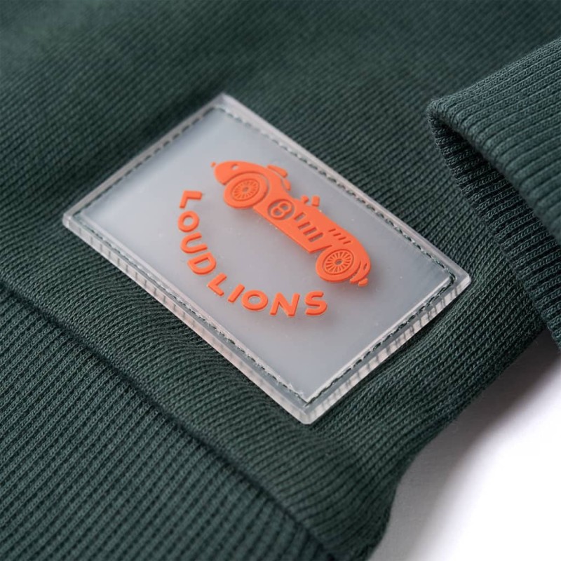 Sötétzöld gyerekpulóver 104