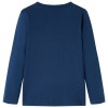 Tengerészkék hosszú ujjú gyerekpóló 104
