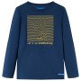 Tengerészkék hosszú ujjú gyerekpóló 128