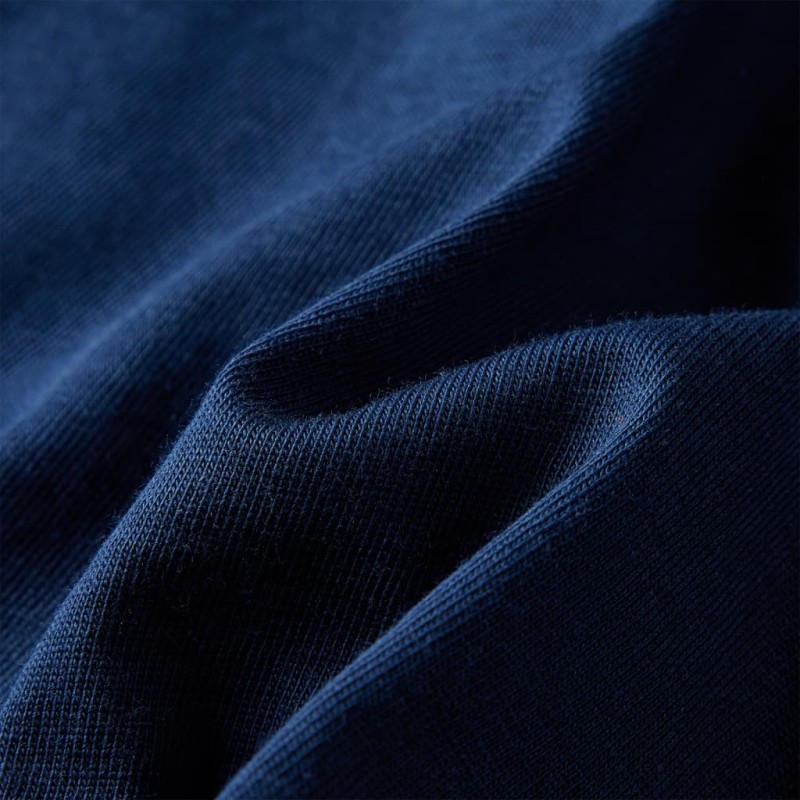 Tengerészkék hosszú ujjú gyerekpóló 128