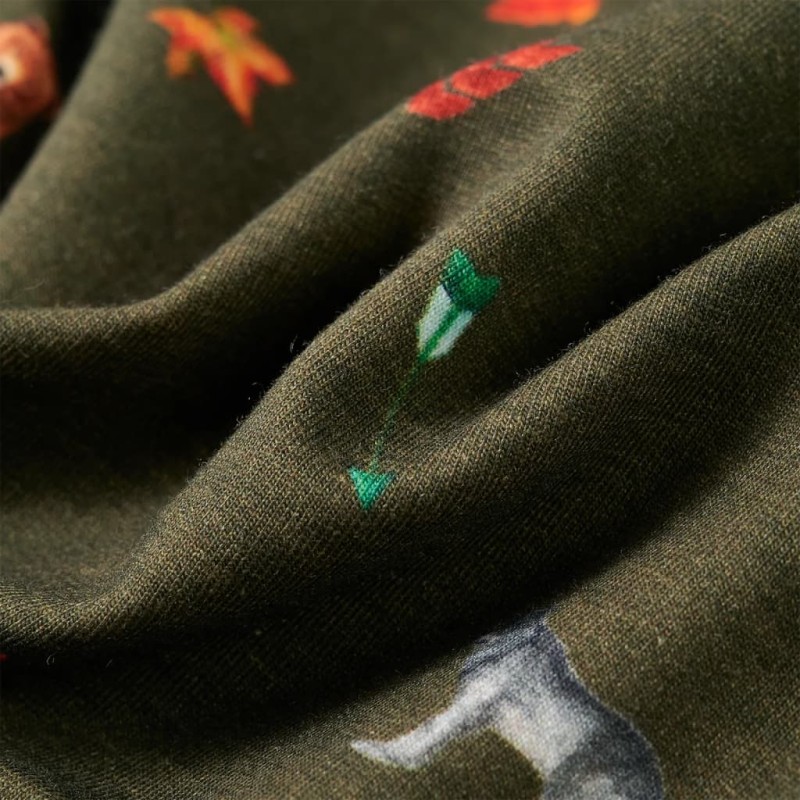 Khaki gyerekpulóver 92