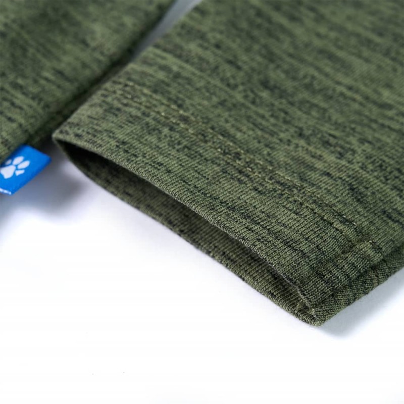 Keki melange hosszú ujjú gyerekpóló 92