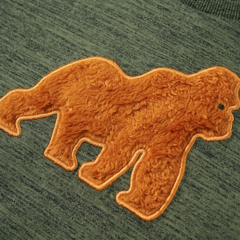 Keki melange hosszú ujjú gyerekpóló 104