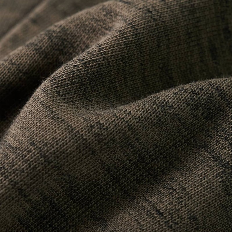 Sötét khaki melange gyerek melegítőnadrág 128