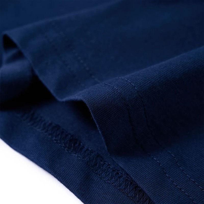 Tengerészkék hosszú ujjú gyerekpóló 128