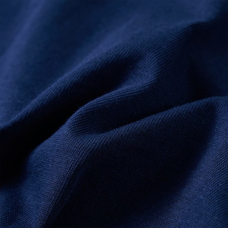 Tengerészkék hosszú ujjú gyerekpóló 140