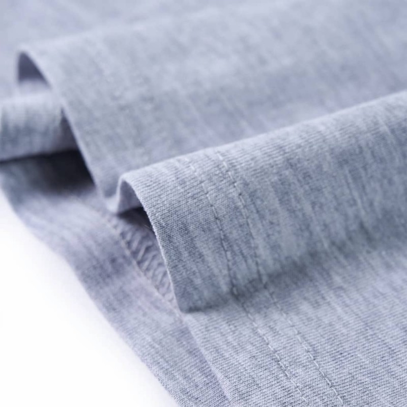 Szürke melange hosszú ujjú gyerekpóló 92