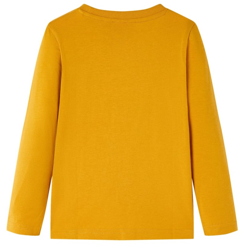 Okker hosszú ujjú gyerekpóló 92