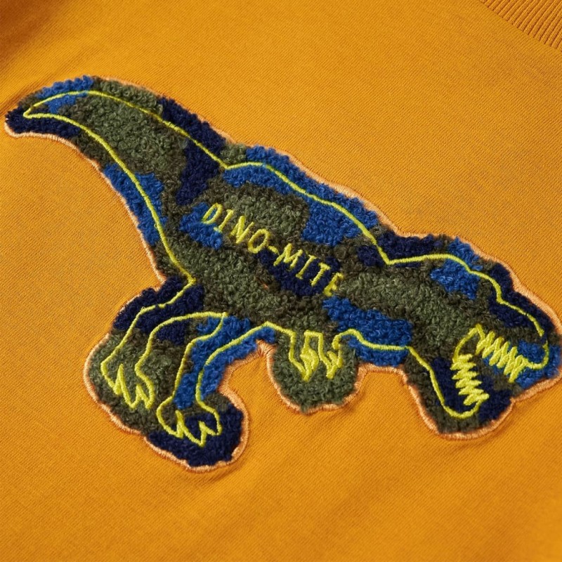 Okker hosszú ujjú gyerekpóló 92