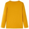 Okker hosszú ujjú gyerekpóló 104