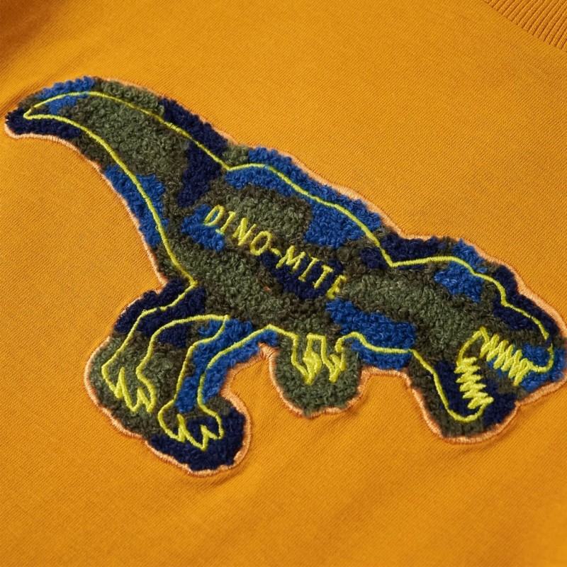 Okker hosszú ujjú gyerekpóló 116