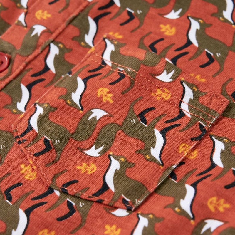 Világos rozsda színű gyerek ing 92