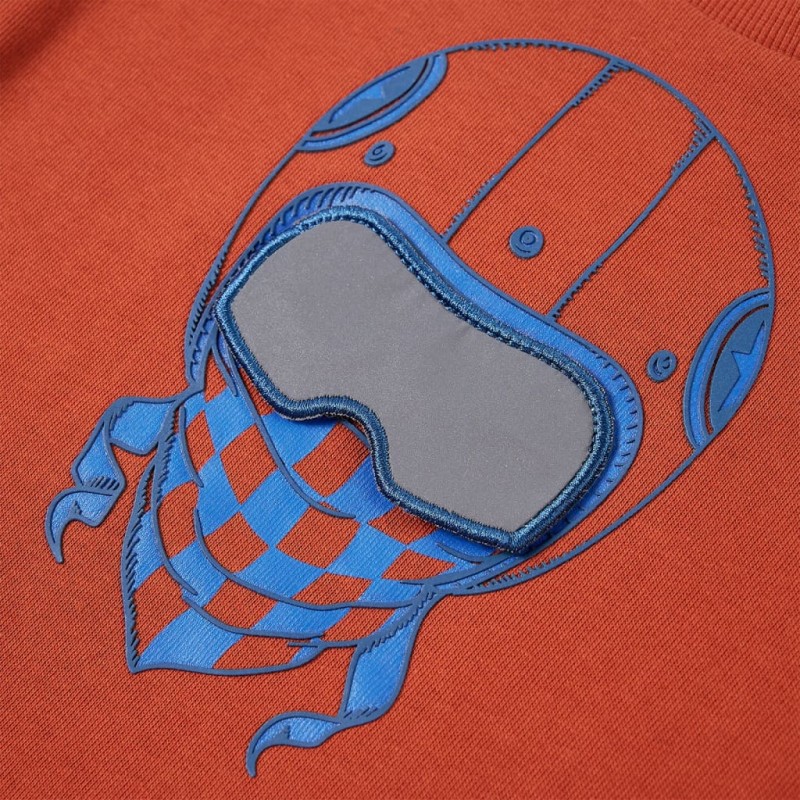 Világos rozsda színű gyerekpulóver 92