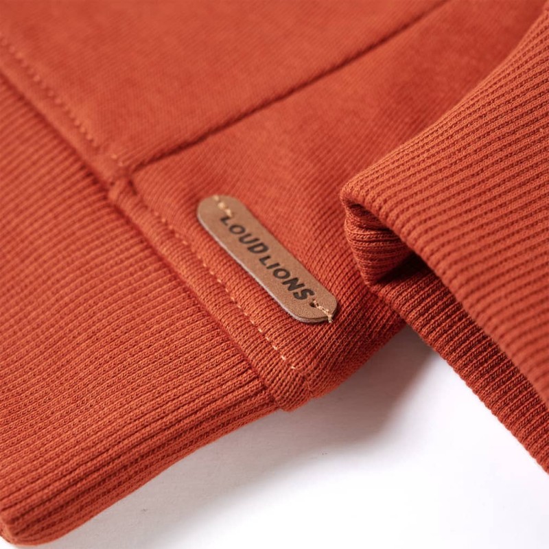 Világos rozsda színű gyerekpulóver 92