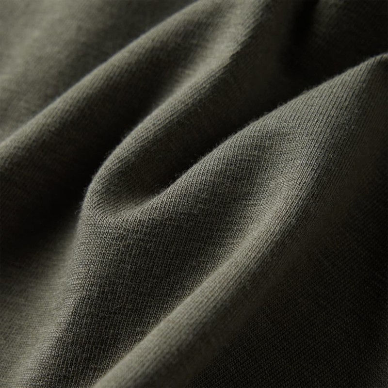 Khaki hosszú ujjú gyerekpóló 116