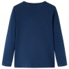 Tengerészkék hosszú ujjú gyerekpóló 128