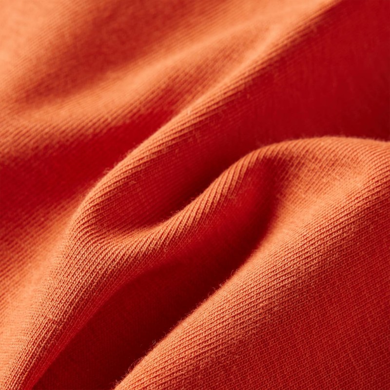 Izzó narancssárga hosszú ujjú gyerekpóló 116