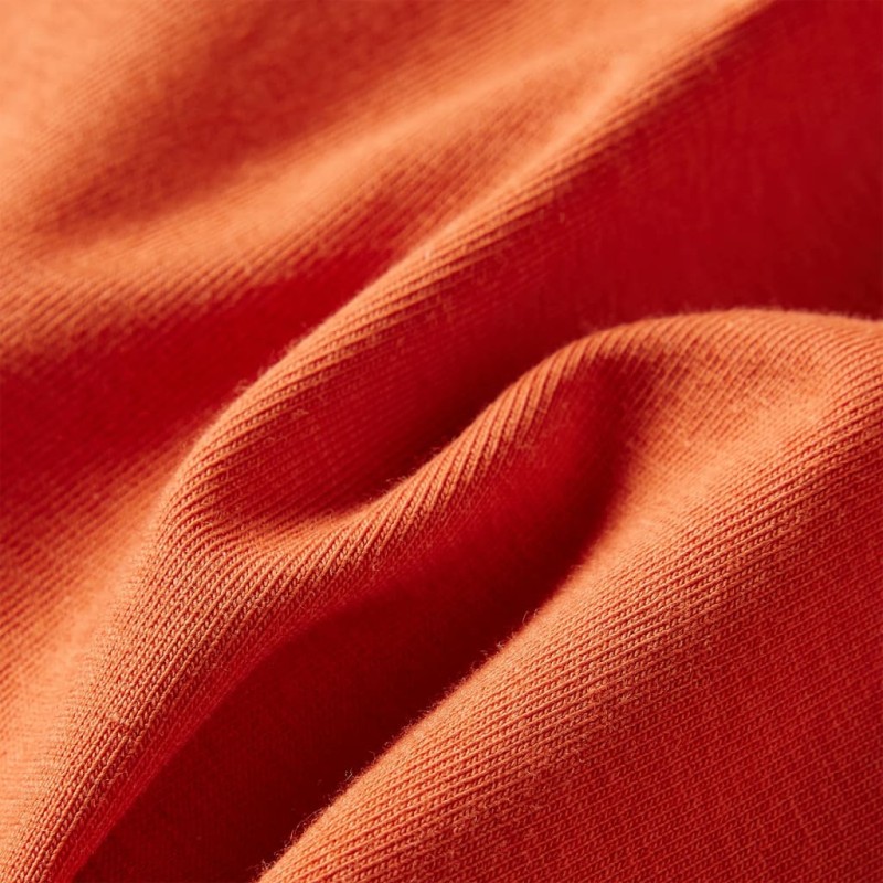 Izzó narancssárga hosszú ujjú gyerekpóló 140