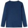 Tengerészkék hosszú ujjú gyerekpóló 116