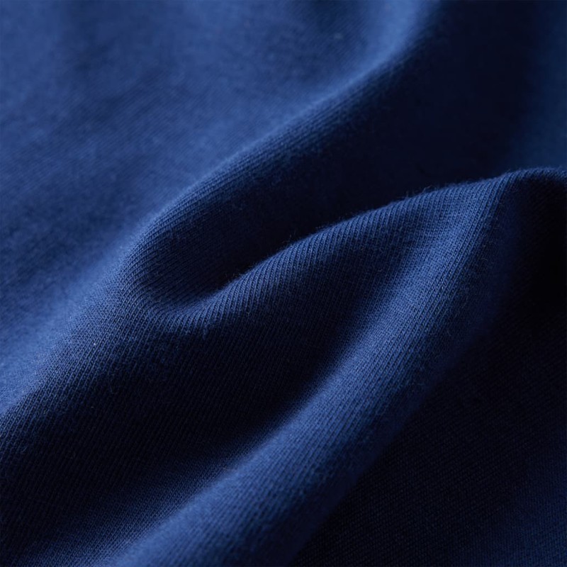 Tengerészkék hosszú ujjú gyerekpóló 140