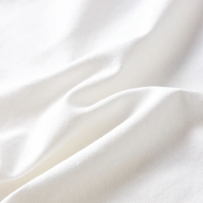 Ekrü színű hosszú ujjú gyerekpóló 92