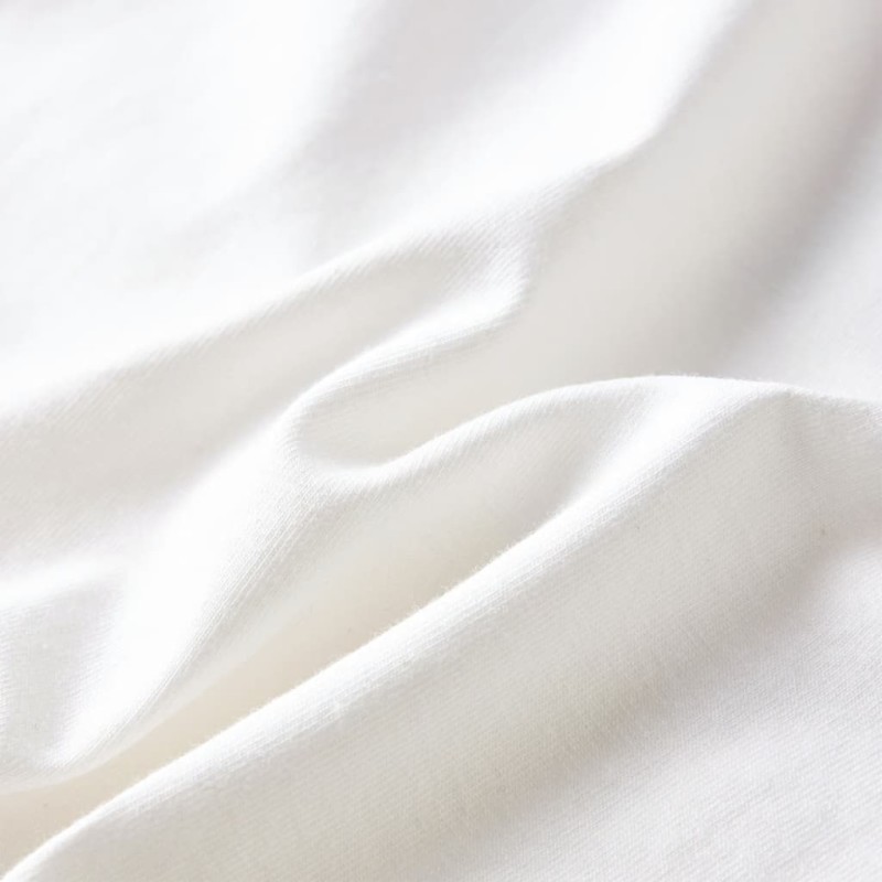 Ekrü színű hosszú ujjú gyerekpóló 104