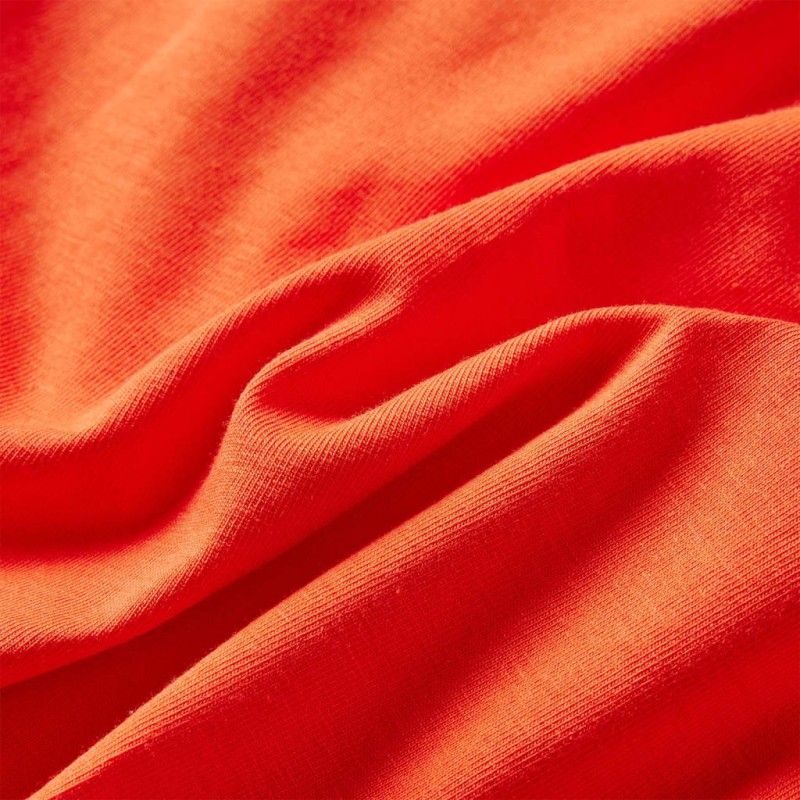 Sötét narancssárga hosszú ujjú gyerekpóló 92