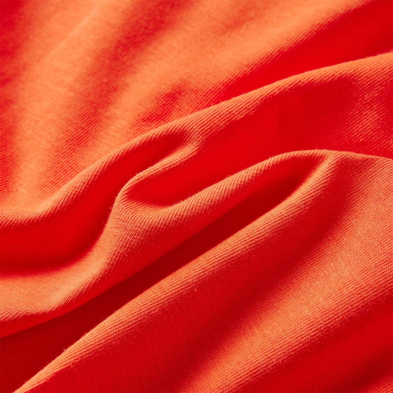 Sötét narancssárga hosszú ujjú gyerekpóló 104