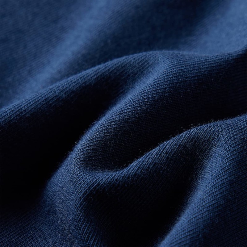 Tengerészkék hosszú ujjú gyerekpóló 92