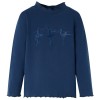 Tengerészkék hosszú ujjú gyerekpóló 104