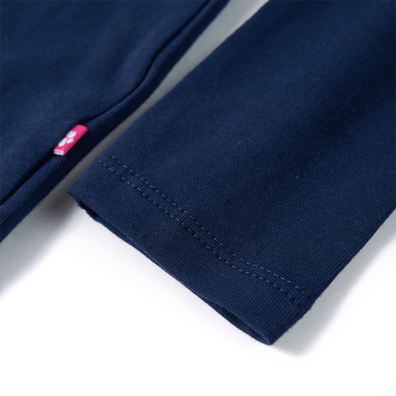 Tengerészkék hosszú ujjú gyerekpóló 128