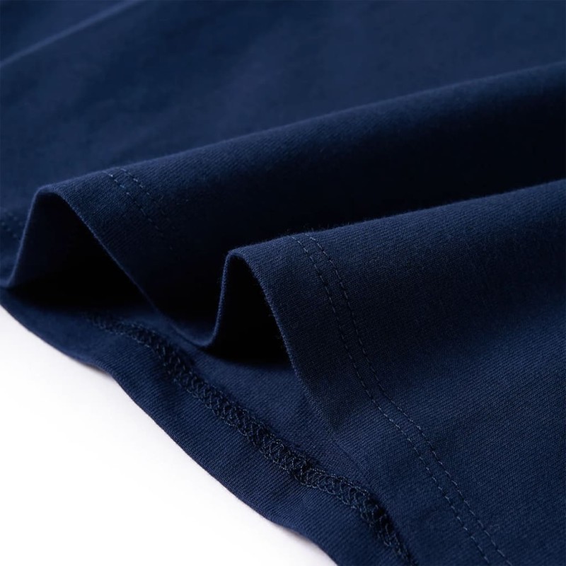 Tengerészkék hosszú ujjú gyerekpóló 140