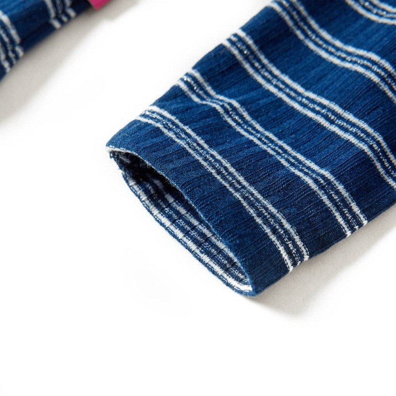 Tengerészkék hosszú ujjú gyerekpóló 104