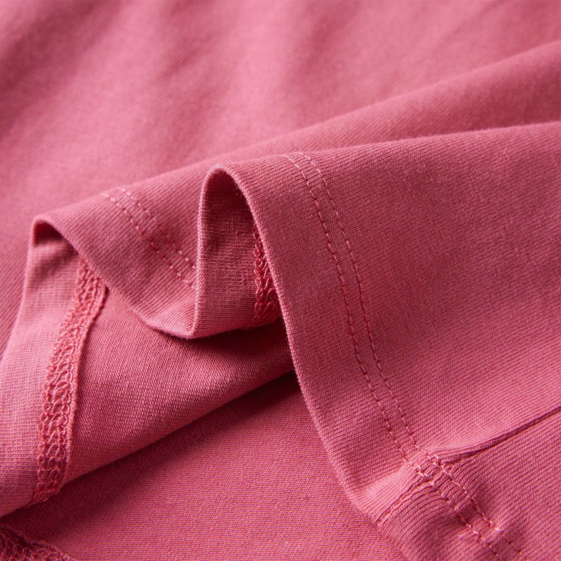 Fakó rózsaszín hosszú ujjú gyerekpóló 128