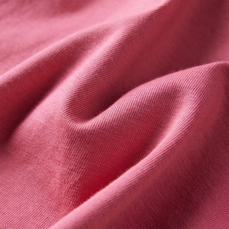 Fakó rózsaszín hosszú ujjú gyerekpóló 140