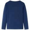 Tengerészkék hosszú ujjú gyerekpóló 128