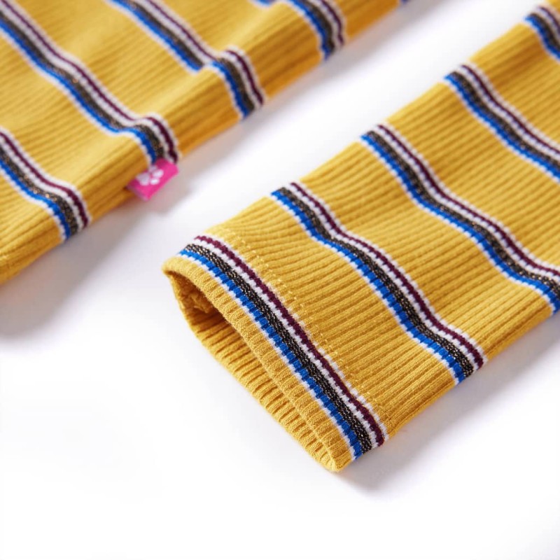 Okker hosszú ujjú gyerekpóló 128