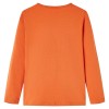 Izzó narancssárga hosszú ujjú gyerekpóló 116