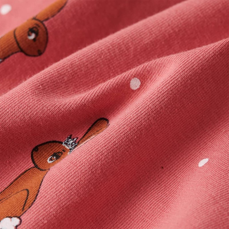 Öreg rózsaszín kapucnis gyerek kezeslábas 116